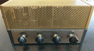 Vintage Grommes Little Jewel Lj6 Mono Tube Amplifier W/original Cover