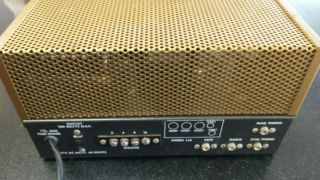 Vintage Grommes Little Jewel LJ6 Mono Tube Amplifier w/Original Cover 5