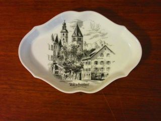 Vintage Kaiser West Germany Small Ceramic Tray Kitzbuhel Vorderstadt
