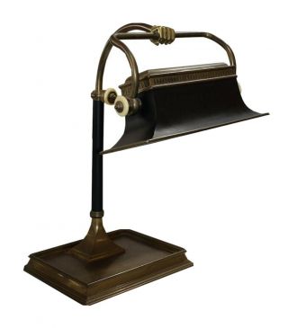 Antique Chapman Fist Bank Lamp