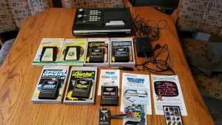 Vintage Coleco Vision Video Game System With 7 Games