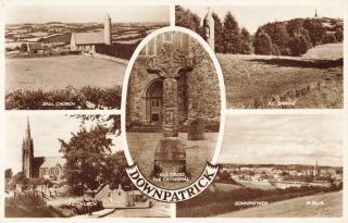 Real Photo Vintage Postcard - Downpatrick,  Co.  Down - Northern Ireland Unposted.