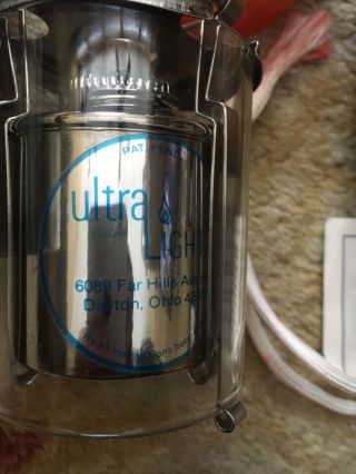 Vintage Northern Lights Ultra Light Oil Lantern Shape Rare LQQK 3