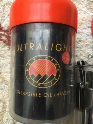 Vintage Northern Lights Ultra Light Oil Lantern Shape Rare LQQK 4