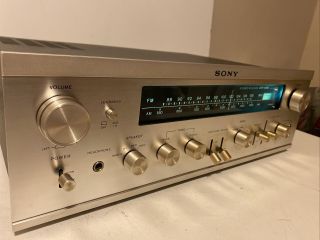 Vintage 1960s Sony STR - 6050 AM/FM Stereo Receiver Amplifier Phono JAPAN 4