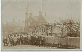Upminster,  Essex - Council Schools - Vintage Postcard - School Boys