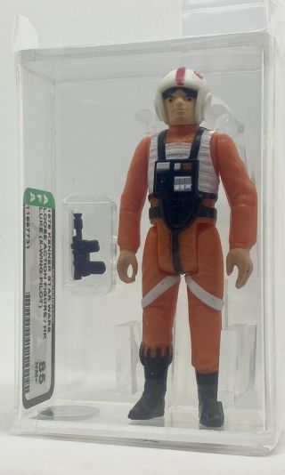 Kenner Star Wars Luke Skywalker X - Wing Pilot Hk Afa 85 Loose Vintage Case
