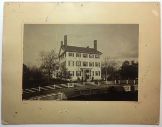 1870 John Lovell Amherst College Photo Alpha Delta Phi Fraternity House