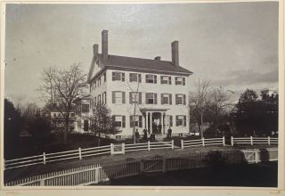 1870 John Lovell Amherst College Photo Alpha Delta Phi Fraternity House 2