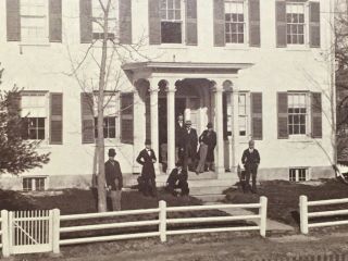 1870 John Lovell Amherst College Photo Alpha Delta Phi Fraternity House 3