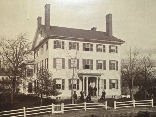 1870 John Lovell Amherst College Photo Alpha Delta Phi Fraternity House 4