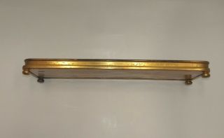 Antique TIFFANY STUDIOS Pen Tray Bronze Favrile Slag Glass Art Pine Needle 1004 5