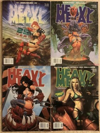 Heavy Metal: 19 Quarterly Specials From 2001 - 11 | Adult Illustrated Fantasy