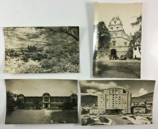 Vintage Photo Post Cards Medellin Colombia Landmark Buildings Kodak Rppc