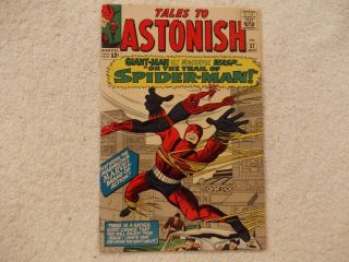 Tales To Astonish 57 1964 Giant - Man Vs Spider - Man Wasp Early Xover 1 Ant - Man Mcu