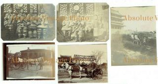 OLD PHOTOS CHINESE PEOPLE ETC CHINA SHANGHAI ? PEKING ? OR HONG KONG ? 1900 - 1910 2