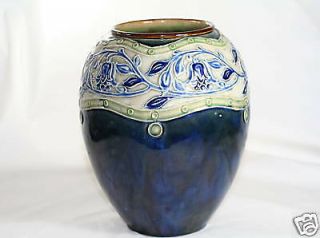 Antique Royal Doulton Lambeth Art Nouveau Vase Nr