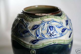 Antique Royal Doulton Lambeth Art Nouveau Vase NR 2