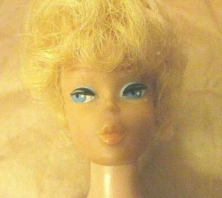 Vintage Midge 1962,  Pat Pending,  Blonde Bubble Cut,  Sideway Glance,  All 2