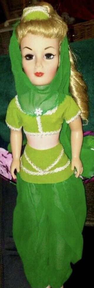1966 Libby Rare I Dream Of Jeannie Barbara Eden Tv Show Character Doll Green