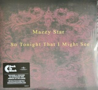 Mazzy Star ‎– So Tonight That I Might See 180g Lp 2017 Capitol Eu Re Ex/ex