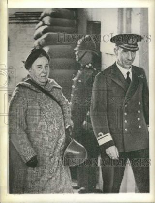 1940 Press Photo Queen Wilhelmina Of Netherlands Seeks Ww Ii Haven In Britain