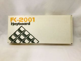 Vintage Focus Fk - 2001 Xt/at Keyboard With White Skcm Switches (old Stock)