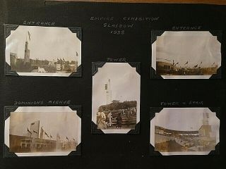 5 Old Photos Of Southport 1938 & 5 Photos Of Empire Exhibition Glasgow 1938