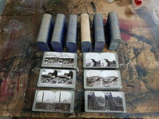 Antique - Ww1 - World War One - Stereo Card Box Set - The Great War - Very Rare