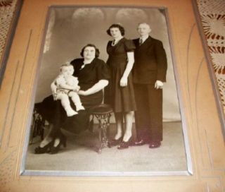 Old Vintage Antique Photograph Family With Adorable Little Baby Jessup Pa