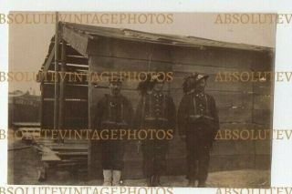 Old Chinese Photograph Italian Soldiers Tientsin / Tianjin China Vintage C.  1900