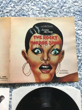 Tim Curry - The Rocky Horror Show 1974 Roxy Cast 1970’s Ode Lp Ex Play 2