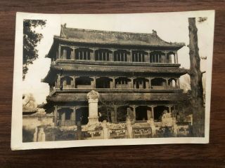 China Old Photo Chinese Temple Shanghai Peking Amoy Tsingtau