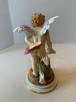 Antique Meissen porcelain group of Cupid with Marriage Contract 5