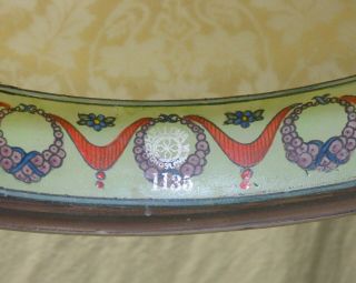 Antique Art Deco Bellova Boudoir Table Lamp Signed Base & Shade 1135 Acid Etched 5