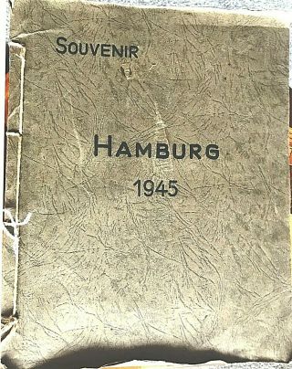 Ww2 German Shipyards Photo Album Of Bomber Damage,  Hamberg 1945,  48 Photos