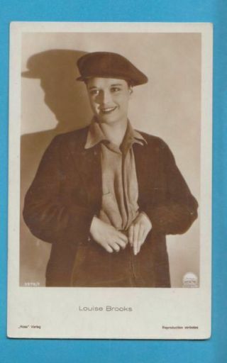 Louise Brooks Vintage Photo - Postcard Ross Verlag