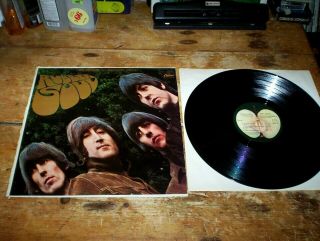 The Beatles (rubber Soul) Orig 1971 U.  S.  St 2442 Apple Records Vinyl Lp Vg,