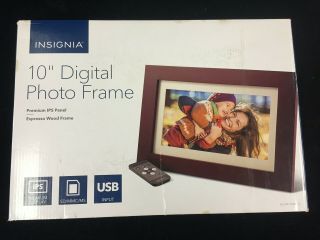 Nib Insignia - 10 " Widescreen Lcd Digital Photo Frame - Espresso - Ns - Dpf10ww - 17