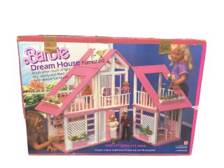 Vintage Mattel Barbie Dream House A Frame (pink)