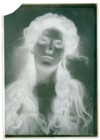 1907 NYC Harry Thaw Trial Evelyn Nesbit Portrait Glass Photo Camera Negative 2 3