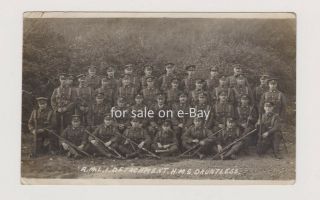 Ww1 Era Rmli Det Hms Dauntless,  Capt Jolley,  Royal Marine Light Infantry,  1922 - 3