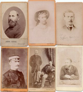 6 Victorian Cabinet Photos.  All From South African Studios - Please Look