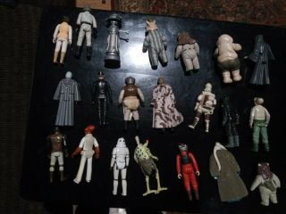 Group Of Vintage Star Wars Figures From The 70s And 80s No Repose 5