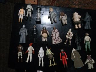 Group Of Vintage Star Wars Figures From The 70s And 80s No Repose 6