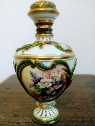 Coalport Antique 19th C Fragonard Perfume Scent Bottle Pitkin & Brown Chicago 2
