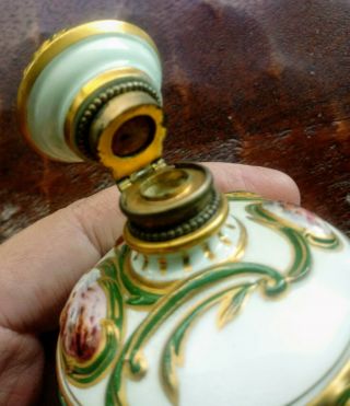 Coalport Antique 19th C Fragonard Perfume Scent Bottle Pitkin & Brown Chicago 6
