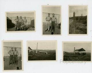 Ww2 China Photograph 1945 Kunming Camp Macmillian Us Army Hostel 6 Photos