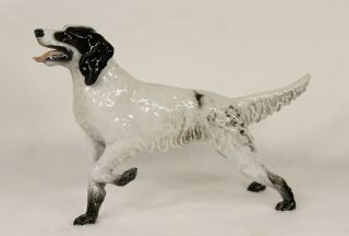 Rosenthal Germany Hand Painted Porcelain English Setter Dog Figurine 5053