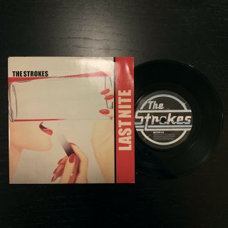 The Strokes - Last Nite (rare 2001 Black 7” Vinyl) Rough Trade Rtrades041